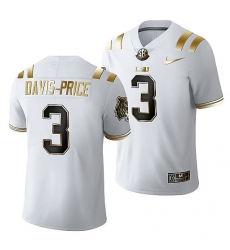 Lsu Tigers Tyrion Davis Price 2021 22 Golden Edition Limited Football White Jersey