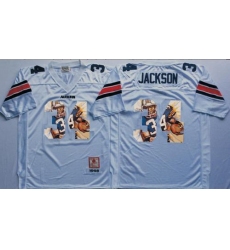 Tigers #34 Bo Jackson White Player Fashion Stitched NCAA Jersey