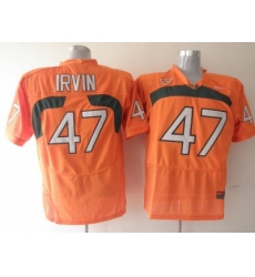 Hurricanes #47 Michael Irvin Orange Embroidered NCAA Jerseys