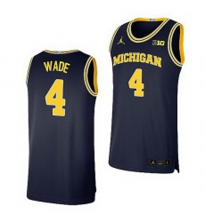 Michigan Wolverines Brandon Wade Navy Limited Basketball Jersey