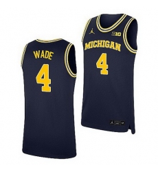 Michigan Wolverines Brandon Wade Navy Replica College Basketball Jersey