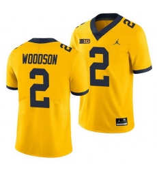 Michigan Wolverines Charles Woodson Yellow Game Men'S Jersey