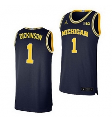 Michigan Wolverines Hunter Dickinson Navy Limited Basketball Jersey