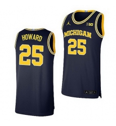 Michigan Wolverines Jace Howard Navy Limited Basketball Jersey