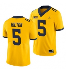 Michigan Wolverines Joe Milton Yellow Game Men'S Jersey