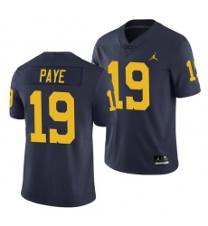 Michigan Wolverines Kwity Paye Navy Limited Men'S Jersey