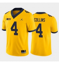 Michigan Wolverines Nico Collins Yellow Alternate Men'S Jersey
