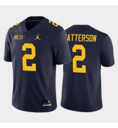 Michigan Wolverines Shea Patterson Navy Home Men'S Jersey