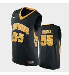 Men Iowa Hawkeyes Luka Garza Replica Black College Basketball Jersey