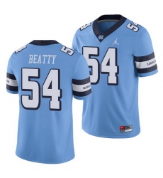 North Carolina Tar Heels A.J. Beatty Carolina Blue College Football Men'S Jersey