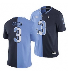 North Carolina Tar Heels Antoine Green College Football Navy Blue Split Edition Game Jersey