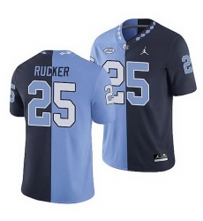 North Carolina Tar Heels Kaimon Rucker College Football Navy Blue Split Edition Game Jersey