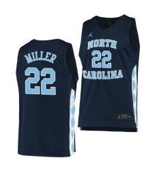 North Carolina Tar Heels Walker Miller Navy Alternate Men Jersey