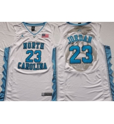 North Carolina Tar Heels White #23 Michael JORDAN Stitched NCAA Jersey