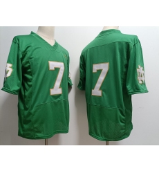 Notre Dame Fighting Irish Audric Estime #7 No Name Green 2023 Stitched Jersey