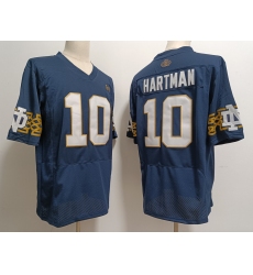 Notre Dame Fighting Irish Sam Hartman #10 Navy Blue 2023 Stitched Jersey