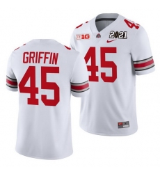 Ohio State Buckeyes Archie Griffin White 2021 Sugar Bowl Champions College Football Playoff College Football Playoff Jersey 0