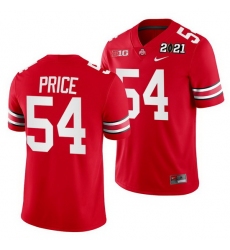 Ohio State Buckeyes Billy Price Scarlet 2021 Sugar Bowl Champions College Football Playoff College Football Playoff Jersey