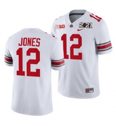 Ohio State Buckeyes Cardale Jones White 2021 Sugar Bowl Champions College Football Playoff College Football Playoff Jersey 0