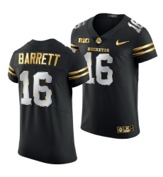 Ohio State Buckeyes J.T. Barrett Black Golden Edition Jersey