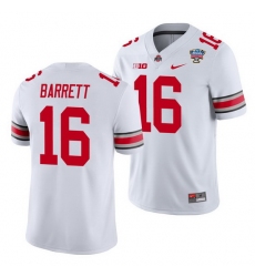 Ohio State Buckeyes J.T. Barrett White 2021 Sugar Bowl College Football Jersey