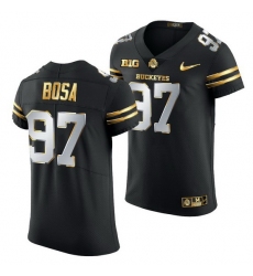 Ohio State Buckeyes Joey Bosa Black Golden Edition Jersey