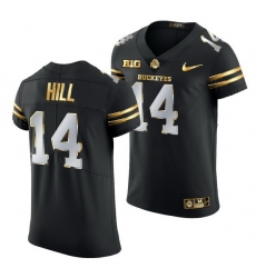 Ohio State Buckeyes K.J. Hill Black Golden Edition Jersey