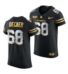 Ohio State Buckeyes Taylor Decker Black Golden Edition Jersey