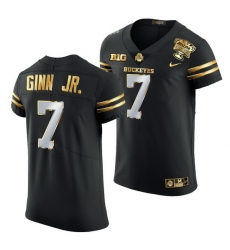 Ohio State Buckeyes Ted Ginn Jr. Black 2021 Sugar Bowl Golden Limited Authentic Football Jersey