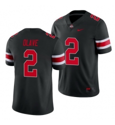 Youth Ohio State Buckeyes Chris Olave Scarlet Black Game Jersey