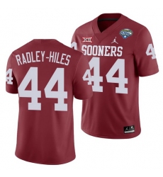 Oklahoma Sooners Brendan Radley Hiles Crimson 2020 Cotton Bowl Classic College Football Jersey