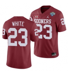 Oklahoma Sooners Dashaun White Crimson 2020 Cotton Bowl Classic College Football Jersey