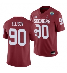 Oklahoma Sooners Josh Ellison Crimson 2020 Cotton Bowl Men'S Jersey