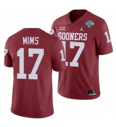 Oklahoma Sooners Marvin Mims Crimson 2020 Cotton Bowl Classic College Football Jersey