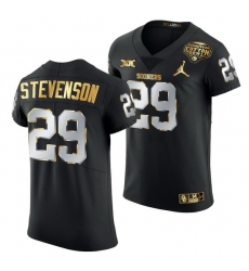 Oklahoma Sooners Rhamondre Stevenson Black 2020 Cotton Bowl Classic Golden Edition Jersey