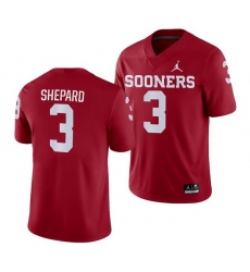 Oklahoma Sooners Sterling Shepard Crimson Game Men'S Jersey