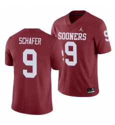 Oklahoma Sooners Tanner Schafer Crimson Game Men'S Jersey