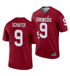 Oklahoma Sooners Tanner Schafer Crimson Legend Men'S Jersey