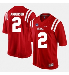Deontay Anderson Red Ole Miss Rebels Alumni Football Game Jersey