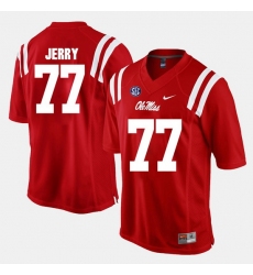 John Jerry Red Ole Miss Rebels Alumni Football Game Jersey