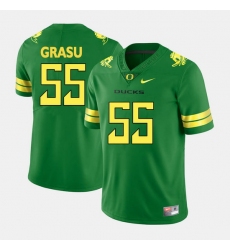 Men Oregon Ducks Hroniss Grasu College Football Green Jersey