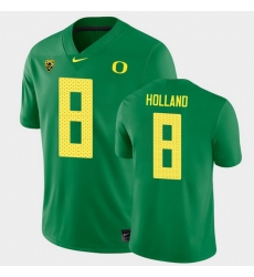 Men Oregon Ducks Jevon Holland College Football Green Game Jersey