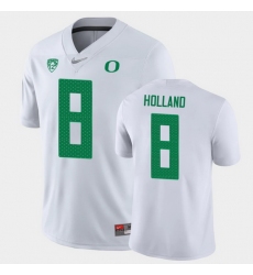 Men Oregon Ducks Jevon Holland Game White College Football Jersey