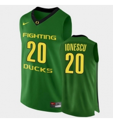 Men Oregon Ducks Sabrina Ionescu Authentic Green College Basketball Jersey