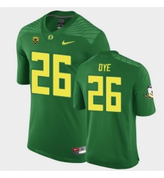 Men Oregon Ducks Travis Dye Replica Green Game Football Jersey