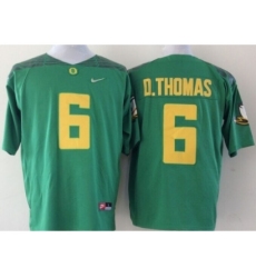 NCAA Oregon Ducks #6 D.THOMAS green jerseys