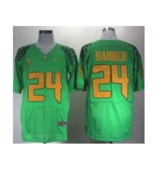 Ncaa Oregon Ducks Kenjon Barner #24 Green College Football Jerseys