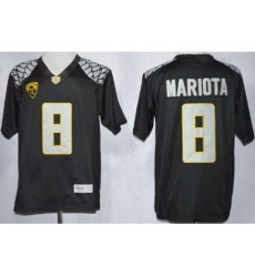 Oregon Duck 8 Marcus Mariota Black Limited NCAA Jerseys