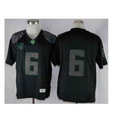 Oregon Ducks #6 Charles Nelson Blackout Limited Stitched NCAA Jersey