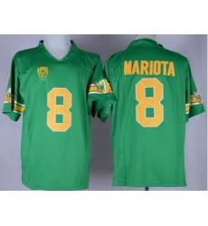 Oregon Ducks #8 Marcus Mariota Green 1994 Throwback Stitched NCAA Jersey